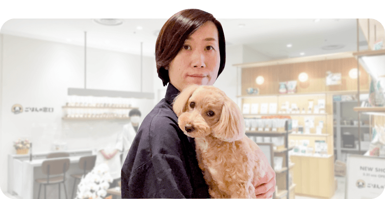 パルコヤ上野店金本(愛犬：あんず)