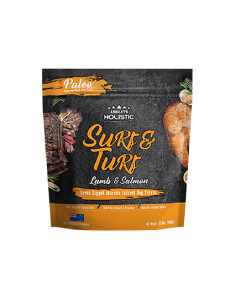 アブソルート　エアドライドッグトリーツ　サーフ＆ターフ（ラム＆サーモン）