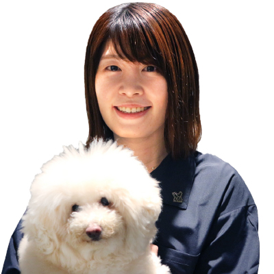 松屋銀座店 店長　杢谷 愛犬：つきみ